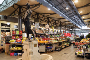 The Amadori counter display at Mercato Albinelli in Modena