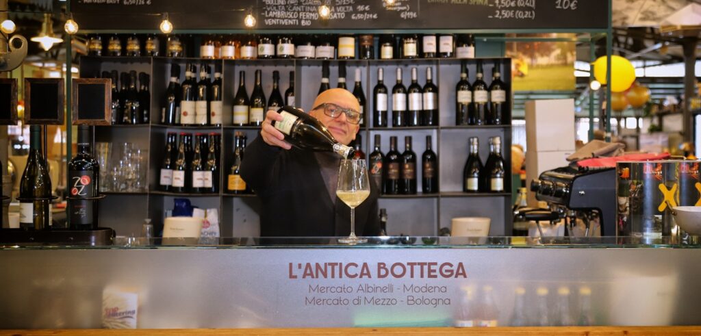Piatti e proposte di Antica Bottega, Mercato Albinelli di Modena