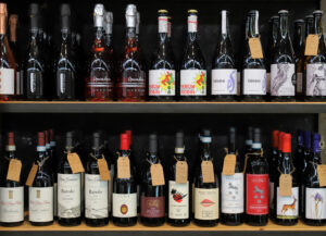Detail of the Govoni Samuele stall, Mercato Albinelli in Modena