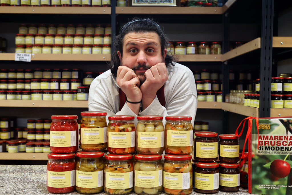 Produce from Bortolotti Giuseppina, sweets and specialities at Mercato Albinelli in Modena
