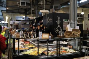 Produce from Bertani Ristorazione, delicatessen at Mercato Albinelli in Modena