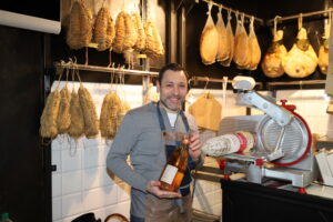 The Gurus Lab Mercato Albinelli stall at Mercato Albinelli in Modena