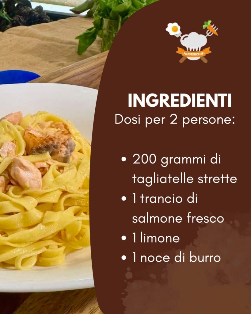 Tagliatelle with Salmon — Mercato Albinelli, Modena