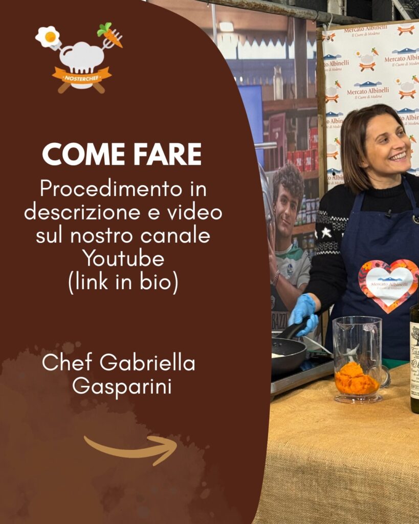 Cod on Pumpkin Cream — Mercato Albinelli, Modena