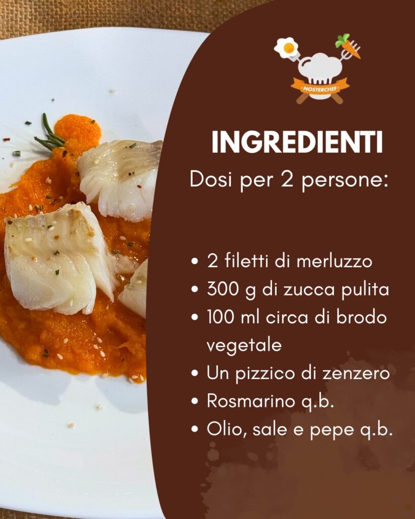 Cod on Pumpkin Cream — Mercato Albinelli, Modena