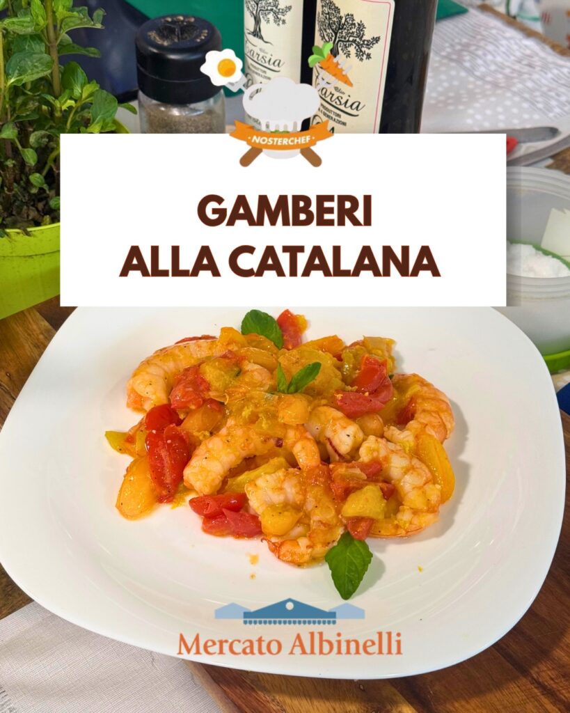 Catalan-style Prawns — Mercato Albinelli, Modena