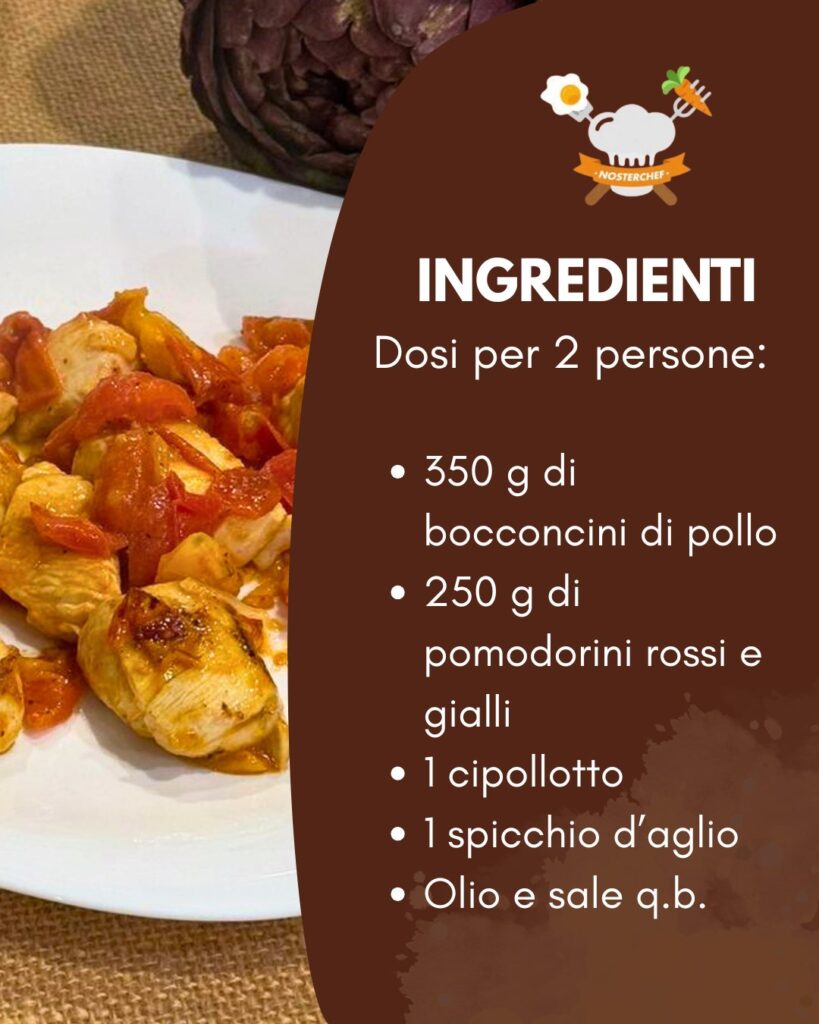 Chicken Bites with Cherry Tomatoes — Mercato Albinelli, Modena