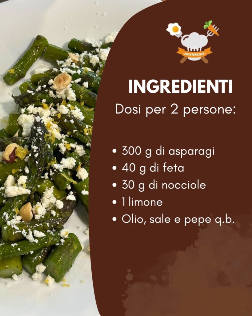 Asparagus, Feta, Hazelnuts and Lemon Zest — Mercato Albinelli, Modena