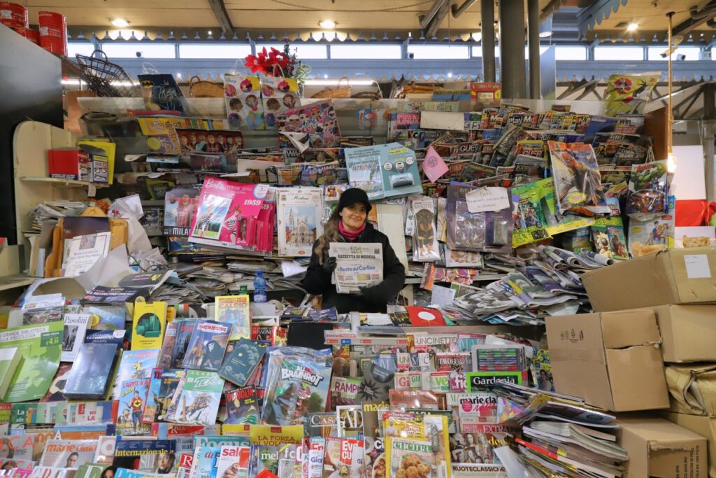 Edicola Boni Giorgia — edicola al Mercato Albinelli di Modena